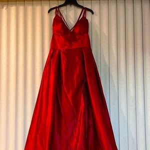 Beautiful red dress for any formal event.